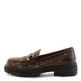 thumbnail image 3 of PATRIZIA NACARRI Women’s Boucle Loafer – Gold Horsebit Slip-On with Chunky Lug Sole, 3 of 9
