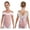 Pink, variant on Toddler Girls Ballet Dance Leotard Seamless Undergarment Classic Bodysuit One Piece Gymnastics Camisole Green 120