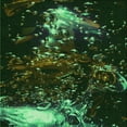 thumbnail image 1 of Ahgly Tapis d'Intérieur Lavable en Machine Carré Noir Nuit, 8 Pieds Carré, 1 of 7