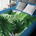 thumbnail image 4 of Green Plant Leaf Tropical Blanket Soft Cozy Throw Lightweight Microplush Blankets for Couch Bed Sofa All Season Warm-40"x30" Extra Small for Pets Toddler, 4 of 6