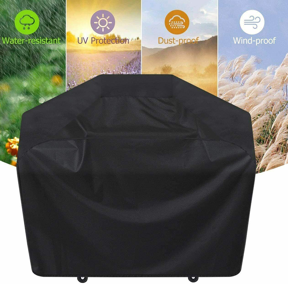 BBQ Grill Cover - Universal Fit All Barbecue Gas Gril, Heavy-Duty, Waterproof BBQ Grill Cover, 39.4 x 23.6 x 59in - image 2 of 9