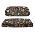 thumbnail image 2 of Pzuqiu Vintage Mushroom Floral 2-Piece Golf Cart Seat Covers Set - Breathable Washable Universal Fit for Most 2-Seater Golf Carts, 2 of 10