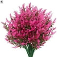thumbnail image 3 of PULLIMORE 16 Bundles Artificial Flowers Plants UV Resistant Vine Fake Plant for Garden Porch Window Box Home Wedding Office Decor (Rose Red), 3 of 9