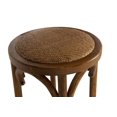 thumbnail image 3 of Whit Rattan Seat Backless Barstool, Walnut, 3 of 5