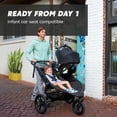 thumbnail image 4 of Baby Jogger Summit X3 Double Jogging Stroller, Midnight Black, 4 of 8