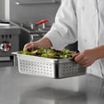 thumbnail image 2 of Carlisle 607124P DuraPan 1/2 Size 4" Deep Perforated Anti-Jam Stainless Steel Steam Table / Hotel Pan - 24 Gauge, 2 of 2