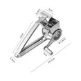 thumbnail image 4 of LOLIPPYY Stainless Steel Handheld Cheese Grater with Crank - Shredder for Kitchen, Home & Commercial Use, 4 of 4