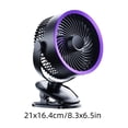 thumbnail image 3 of 3 In 1 Clip On Wall Mountables Desk Fan With Stand USB Rechargeable Portable 3 Speed Adjustable Personals Coolings Fan For Office Home RV, 3 of 7