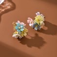 thumbnail image 4 of Sunyuer 14K Gold Plated Little Daisy Earrings Studs for Women Petite Flowers Studs Earrings, 4 of 5