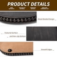 thumbnail image 6 of HPC Decor 15in Oval Tray for Home Decor - Black Wood Beaded Tray - Decorative Serving Tray,Rustic Farmhouse Wooden Trays for Vintage Centerpiece,Kitchen Counter,Living Room Decor,Coffee Table Decor., 6 of 8
