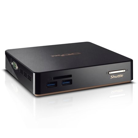 Shuttle XPC Nano NC01U3 Intel Broadwell Core i3-5005U, Support 4K Ultra HD Video, DDR3L SODIMM Max 16GB,Black