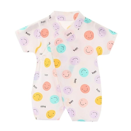 

Rovga Baby Girls Boys Cotton Summer Short Sleeve Romper Jumpsuit Clothes Girls Boys Romper&Jumpsuit