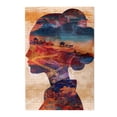 thumbnail image 2 of Rateoe Cultural Silhouette Journey Pattern Wooden Picture Puzzle ,1000 Piece Jigsaw Puzzle ,Family Fun Puzzle, Home Décor Puzzle, Gift Puzzle(Vertical style), 2 of 9
