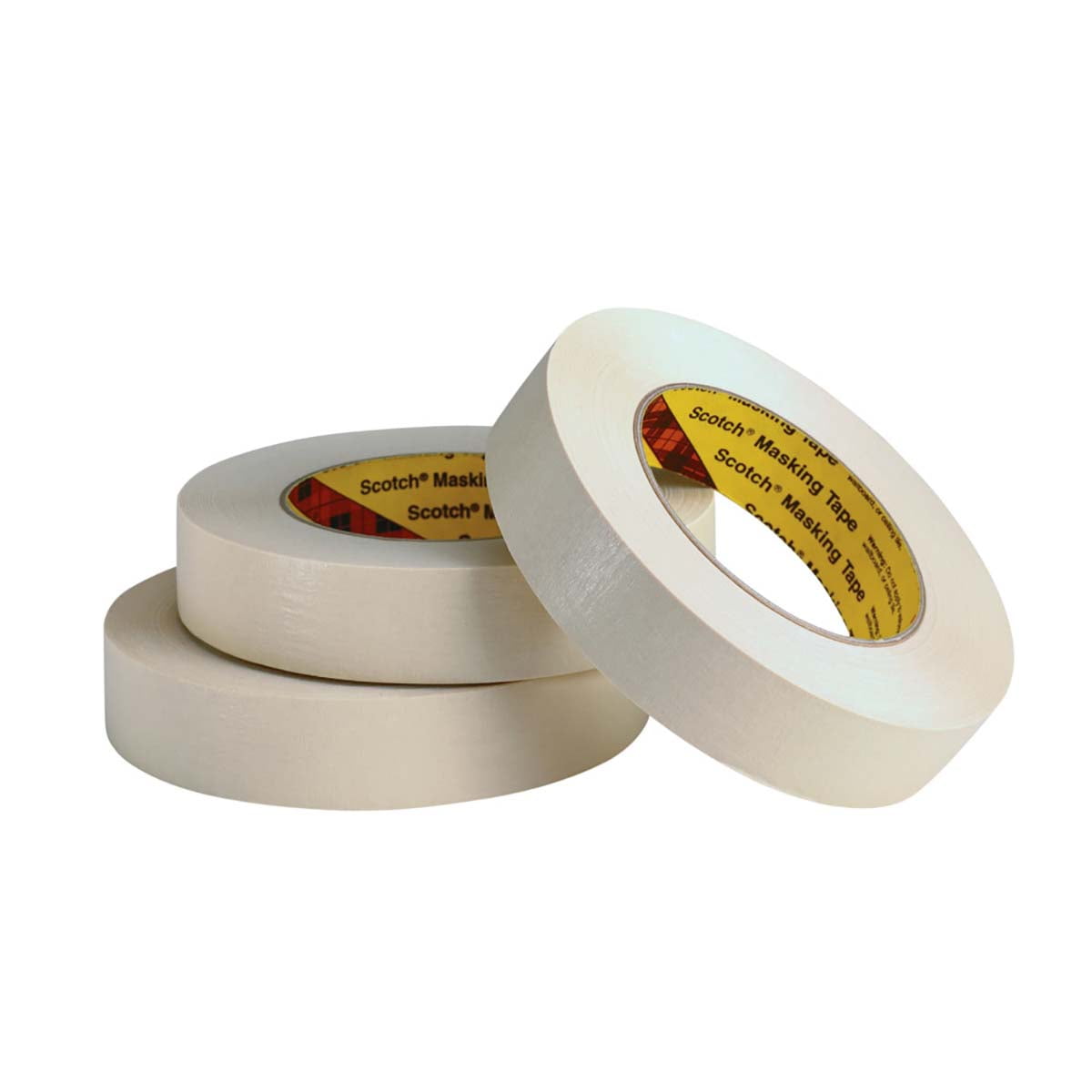 3M Paint Masking Tape 231/231A Tan, 6 mm x 55 m 7.6 mil, 144 per case