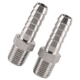 thumbnail image 2 of Anti-Corrosion Female Thread Pipe Fitting, Barb Joint, Anti-Rust Conveying Compressed Air For Pneumatic Equipment Easy Plugging Fast Connection BSPT1/4-10mm, 2 of 8