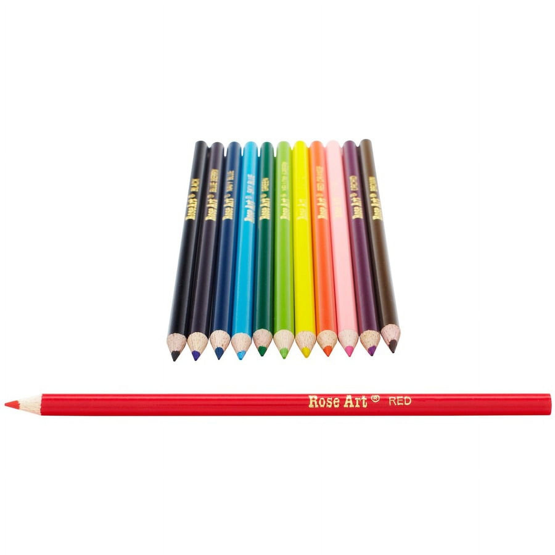 RoseArt Portable Art Set Colored Pencils Markers Paints Crayons Rose Art  1996 for sale online