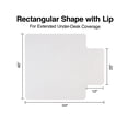 thumbnail image 5 of Staples 45" x 53" Hard Floor Chair Mat with Lip 20231CC, 5 of 6