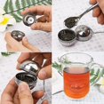 thumbnail image 5 of Bola de té, infusor de té, filtro de té de acero inoxidable de malla fina con cadena, 5 of 5