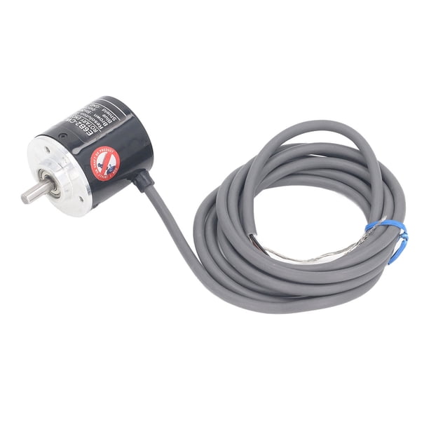 Codificador Rotativo Incremental, Codificador de 2 Fase Duradero de Alta Precisión 2000p/R 5-24VDC Adaptación de VoltaJe Múltiple para industrial