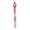 E, variant on 1-Piece 6-Color Retractable Ballpoint Pen (Santa with Christmas Hat Design), Multi-Color Writing Pen