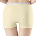 thumbnail image 3 of KHONTS Women's High Waist Underwear Plus Size Leakage Comfortable Breathable Ladies Panties for Daily Wear Yellow XL, 3 of 9