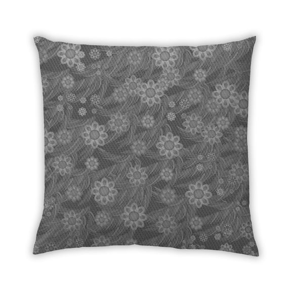 Ahgly Company Outdoor Square Contemporary Throw Pillow, 18 inch by 18 inch