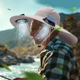 thumbnail image 7 of Jubipavy Hat Wide Solar Fan Outdoor Fishing Hat Men Sun Hat With Solar Fan Fishing Hats 3 Speed Adjustable Fan Hat, 7 of 7