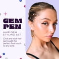 thumbnail image 2 of Lápiz aplicador Hair Gems Hally con 240 gemas multicolores, 2 of 6