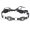 Black, variant on Adjustable PU Belt With Rhinestones and Metal Decors For Men And Women Suitable For Outdoor Camping And Party