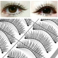 thumbnail image 5 of Grofry False Eyelashes 10 Pairs Soft Natural Cross Handmade Eye Lashes Makeup Extension False Eyelashes, 5 of 5