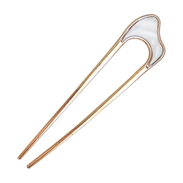 Horquillas francesas nuevas en forma de U para moños franceses, horquillas para moños gruesos, moños, pinzas doradas, accesorios para peinar el cabello, horquillas para el cabello