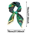 thumbnail image 4 of UJNDER Womens Elegant Square Scarf Fashionable Lightweight Versatile Neck Wrap for Stylish Outfits Neck Scarf for Women,Green_001,One Size, 4 of 5