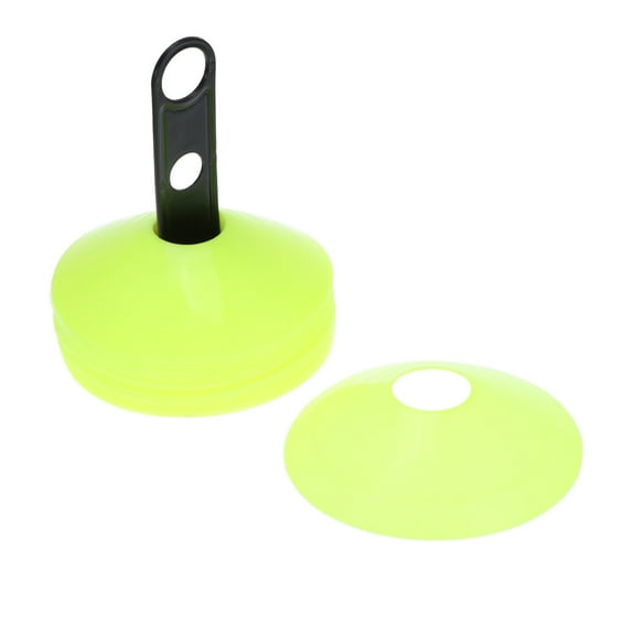 Raindrops 26 Pcs Football Training Discs Small Soccer Net Cone Marker Child Size 1 Green