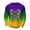 TShirts-A01Purple, variant on Gamivast Mardi Gras Shirts for Men Waffle-Knit Long Sleeve Oversized Graphic Crewneck Sweatshirts Soft Casual Daily Work & Streetwear Pullover
