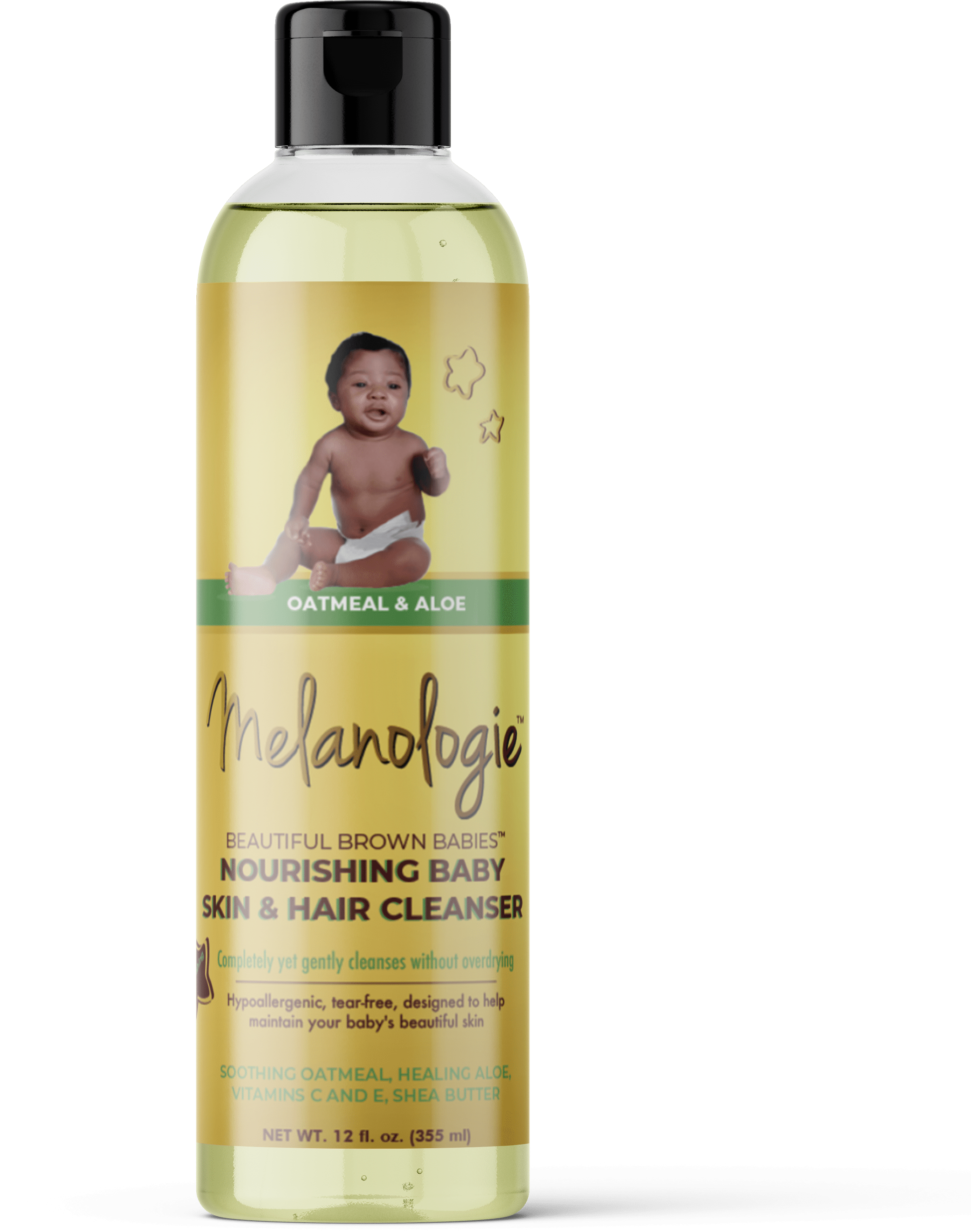 Melanologie Beautiful Brown Babies Nourishing Baby Skin & Hair Cleanser - Oatmeal & Aloe