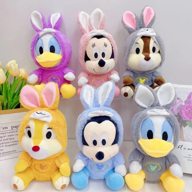 Disney Original Pato Donald Pequeño Peluche para Niños, Juguete Decorativo, Regalos de Cumpleaños, 23cmzhangmengya6pcs+ zhangmengya unisex