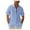 Blue, variant on Floenr Mens T Shirts,Men's Button Trend Casual Shirts Cotton Linen Shirts Long Sleeve Shirts