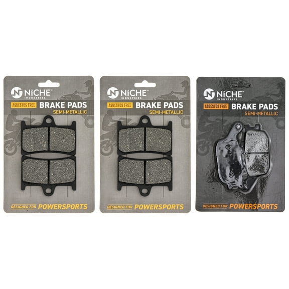 Niche Complete Semi-Metallic Brake Pad Set for Yamaha FZ6R MK1002480