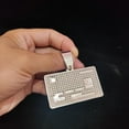 thumbnail image 6 of Hip Hop Cuban Chains Bank Card Shape Pendants Necklace for Men and Women Necklaces Jewelry Iced Out Bling Chain, 6 of 9