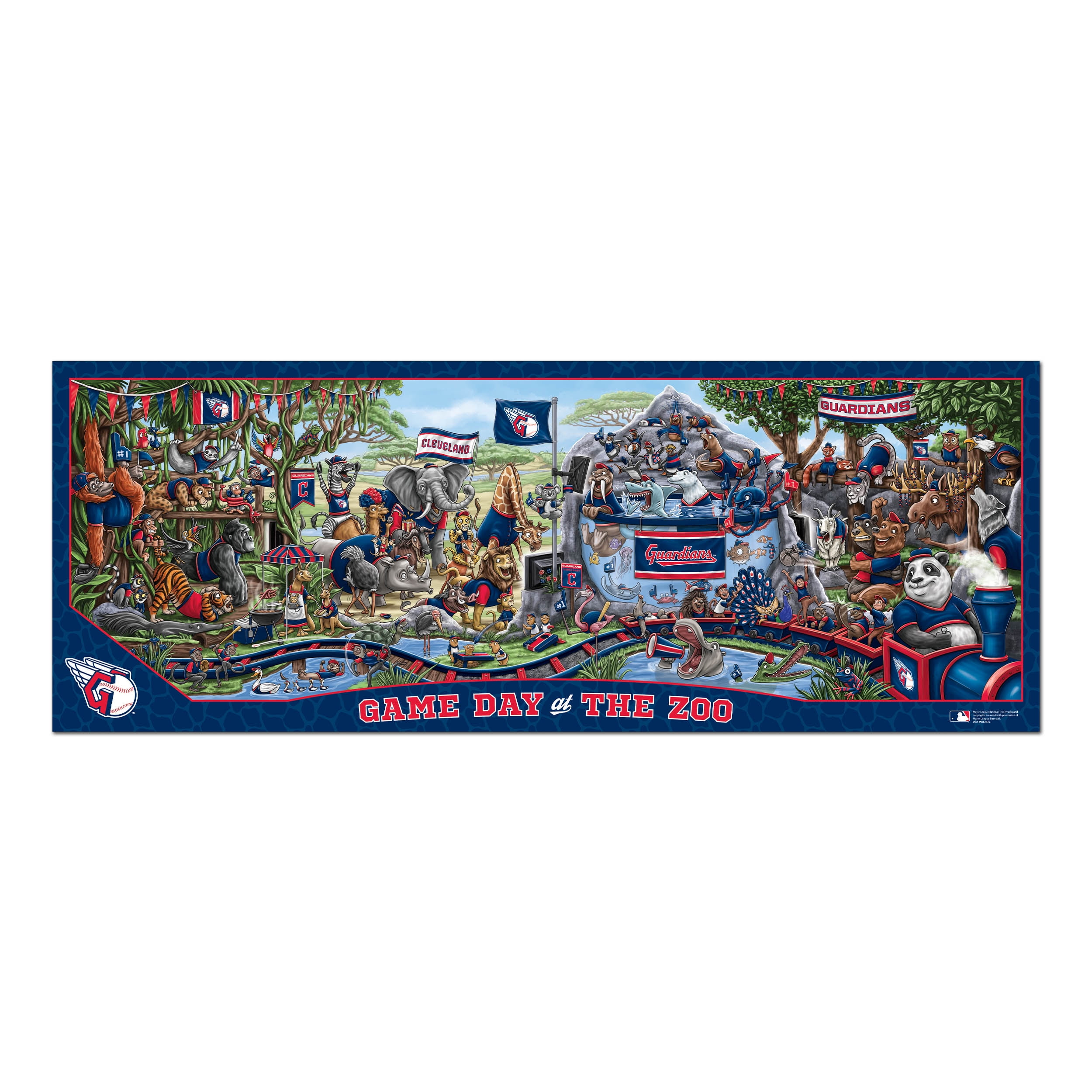 Los Angeles Dodgers Iconic Baseball Puzzle - 500 Piece Game