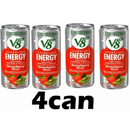 Strawberry Kiwi Juice Energy Drink, 11.5 fl oz 4 Can