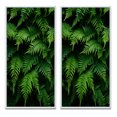 thumbnail image 2 of Designart "Verdant Abundance Ferns Plant wall decor I" Ferns Framed Wall Art Set Of 2 - Green Floral Framed Canvas Set For Living Room Decor, 2 of 7