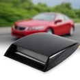thumbnail image 2 of Universal Car Hood Scoop Sport Racing Grabación de flujo de aire Turbo Capó Ventilación Radiador Cubierta de parrilla (1 pieza, negro), 2 of 5