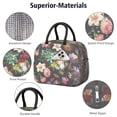 thumbnail image 4 of Womens Pioneer Flower Floral Print Pattern Lunch Box for Work,Insulated Lunch Bag for Women,Loncheras Para Mujer,Leakproof Adult Lunch Bag for Work,Beach,Travel,Picnic,Camping, 4 of 7