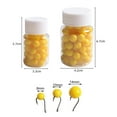 thumbnail image 6 of NIBOLOG 8/10/14mm Fishing Bead Scented Bright Color Flexible Good Buoyancy Reusable Long Lasting Fragrance Universal Sweet Corn Flavor Silicone Chub Carp Fishing Floating Lure Fishing Equipment, 6 of 8