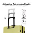 thumbnail image 6 of Ginza Travel 3 Piece Hardside Luggage Sets,Hardshell Lightweight Suitcase Set with Spinner Wheels,Cheese Yellow, 6 of 9