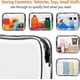 thumbnail image 4 of Paquete de 3 bolsas de aseo transparentes, bolsa de cosméticos de maquillaje de viaje para mujeres y hombres, 4 of 4