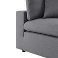 thumbnail image 4 of Modway Commix Sunbrella® Outdoor Patio Armless Chair in Gray, 4 of 9