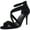 Black, variant on Charles by Charles David Womens Leather Evening Sandals Black 10 Medium (B,M)