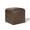 Distressed Brown, variant on Rockwood 17 inch Wide Contemporary Cube Storage Ottoman with Tray in Distressed Saddle Brown Vegan Leather